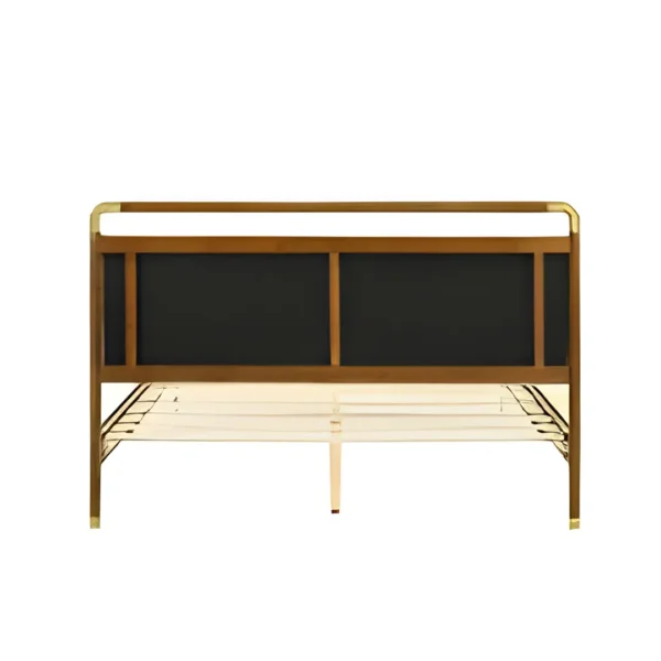 Bardot Walnut Bedroom Queen Set By Furniture of America - Image 6