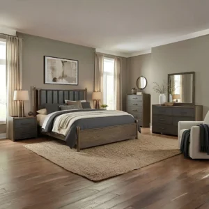 Newent Mid-Century Modern Bedroom Set By Furniture of America