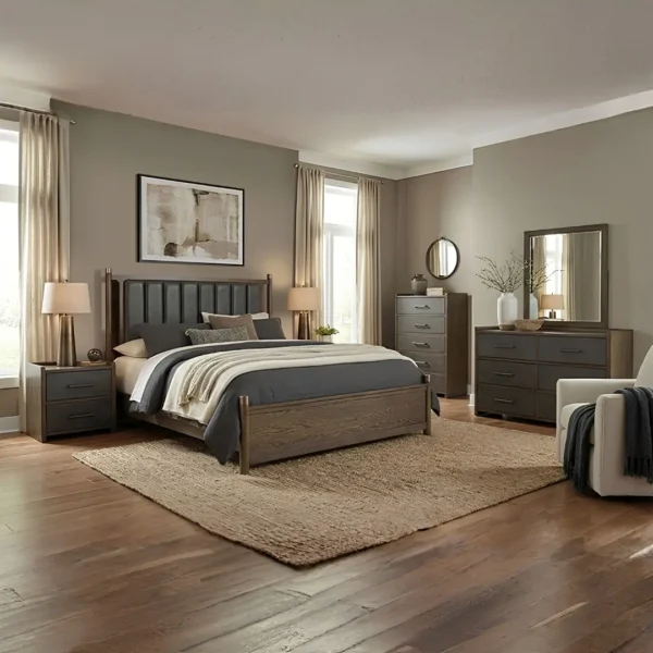 Newent Dark Walnut Nightstand By Furniture of America - Image 7