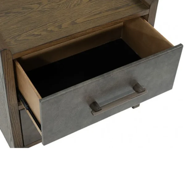 Newent Dark Walnut Nightstand By Furniture of America - Image 4