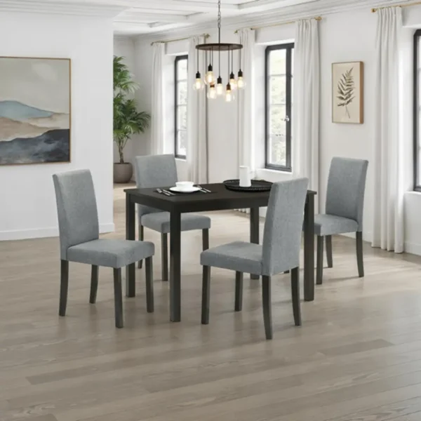 Worland 5 Piece Dining Table Set By Furniture of America - Image 4