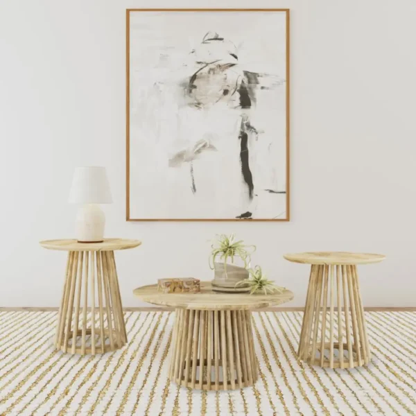 Touhy Round Solid Wood Coffee Table By Coaster Furniture - Image 6