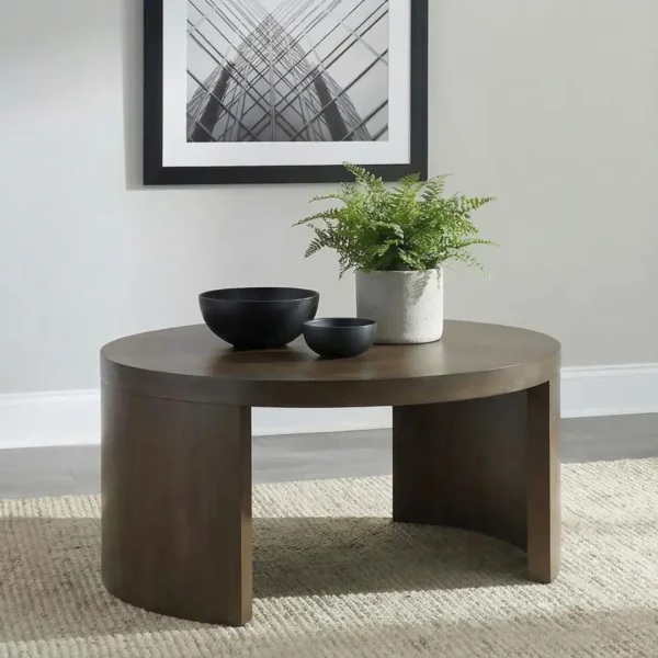 Sweeney 39-Inch Circular Coffee Table By Coaster Furniture - Image 7