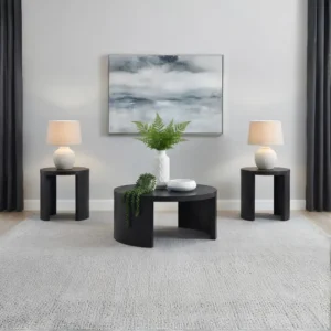Sweeney Round Coffee Table and End Table set By Coaster Furniture