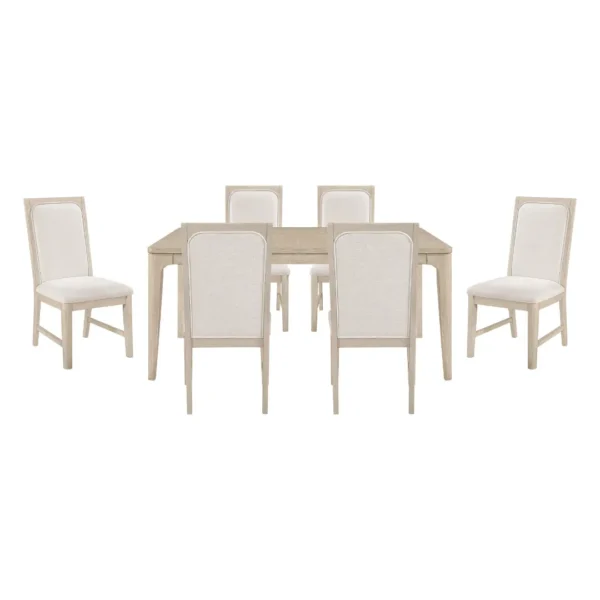 Alita 7 Piece Dining Table Extendable Set By Homelegance - Image 2