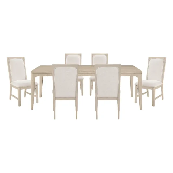 Alita 7 Piece Dining Table Extendable Set By Homelegance - Image 3