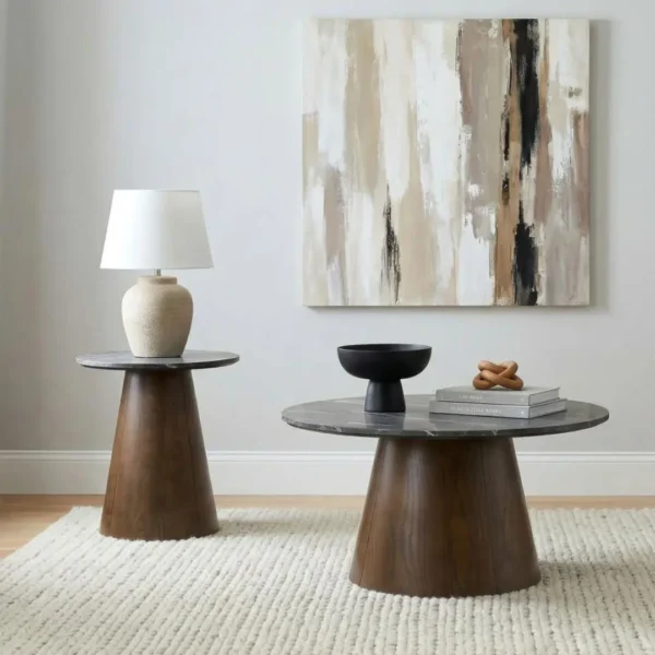 Franklin 36 Inch Round Coffee Table By Coaster Furniture - Image 6