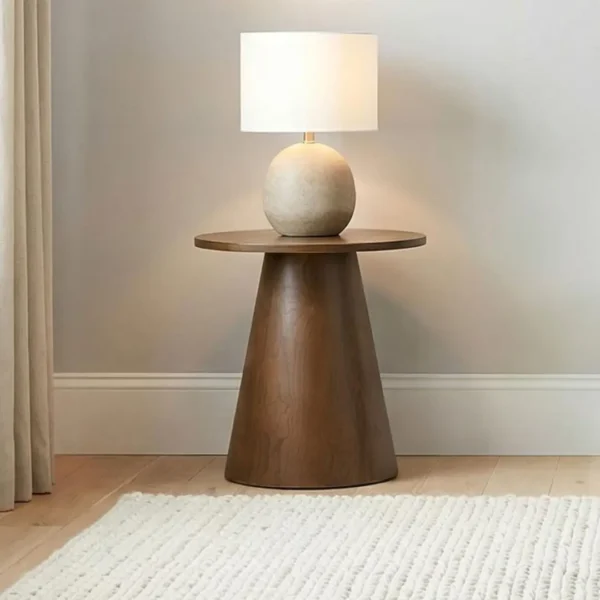 Franklin Wood Pedestal End Table By Coaster Furniture - Image 7