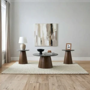 Franklin 3-Piece Round Coffee Table Set By Coaster Furniture