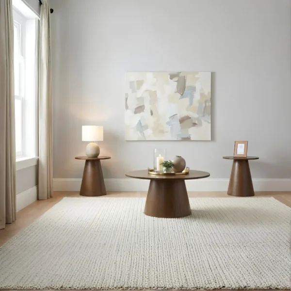 Franklin 3-Piece Round Coffee Table Set By Coaster Furniture - Image 10