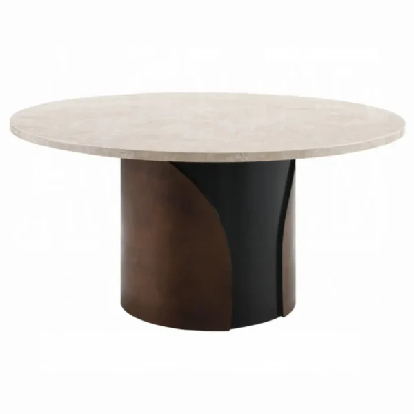 Rufina Marble Top Dining Table Set by ACME - Image 2