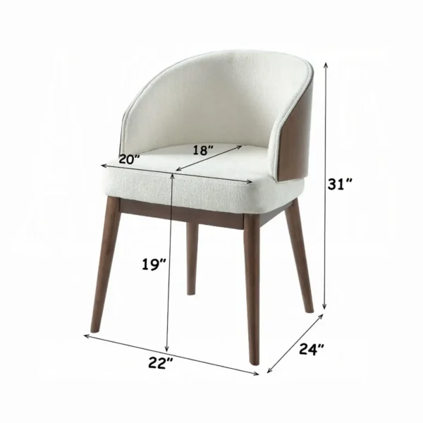 Rufina Marble Top Dining Table Set by ACME - Image 8