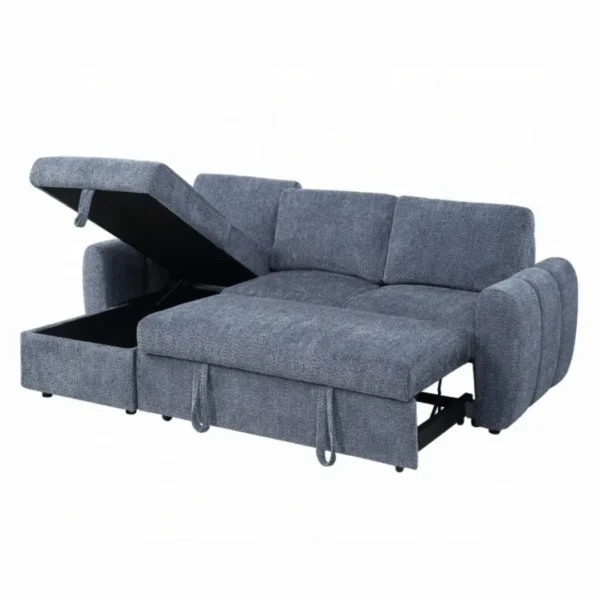Nuriel Sectional Sofa with Storage and Sleeper by ACME - Image 16
