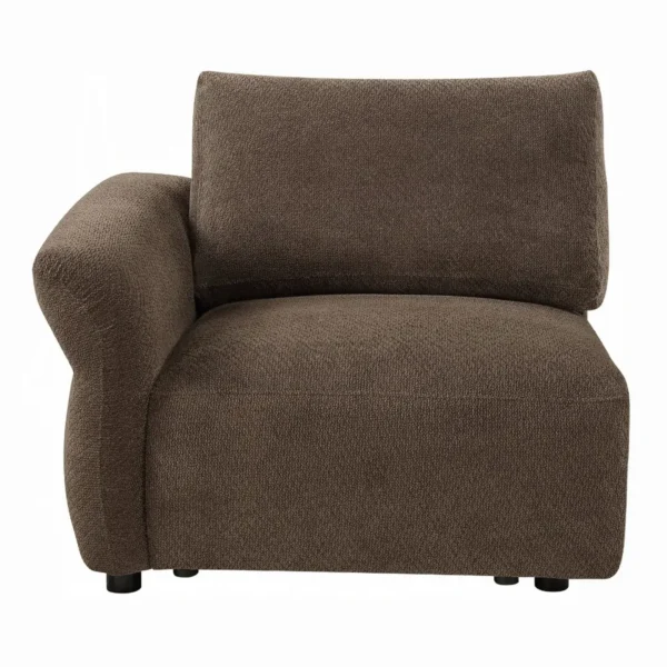 Theodore Brown Sofa Sectional by ACME - Image 2