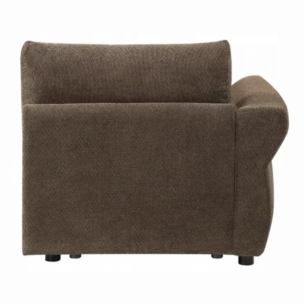 Theodore Brown Sofa Sectional by ACME - Image 3