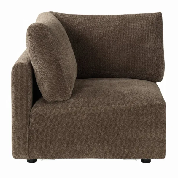 Theodore Brown Sofa Sectional by ACME - Image 5