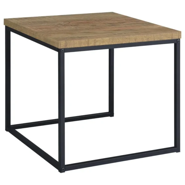 Straden 3-Piece Rustic Coffee Table Set By Coaster Furniture - Image 10