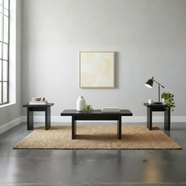 Decker Wood Coffee Table Set of 3 for Living Room By Coaster Furniture - Image 15