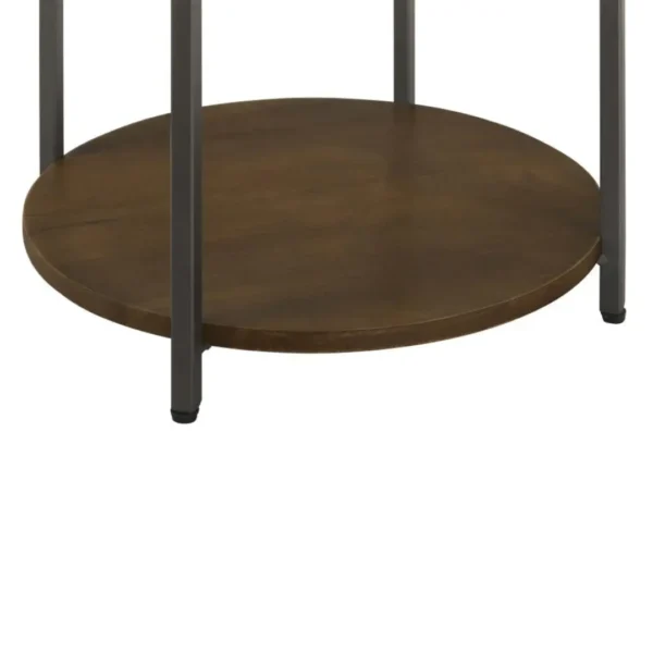 Noemie Round Accent Table Marble Top By Coaster Furniture - Image 6
