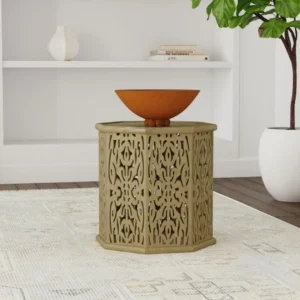 Torres Natural Wood Side Table By Coaster Furniture