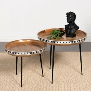 Ollie Round Nested Coffee Table Set By Coaster Furniture