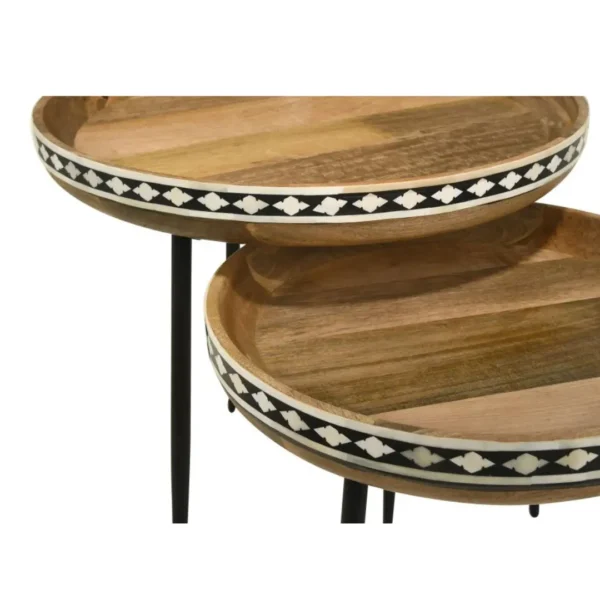 Ollie Round Nested Coffee Table Set By Coaster Furniture - Image 5