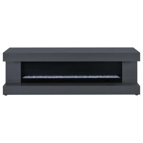 Mallory TV Stand Console with Fireplace By Coaster Furniture - Image 3