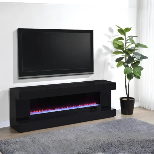 Mallory TV Stand Console with Fireplace By Coaster Furniture - Image 15