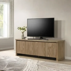 Adina Distressed Light Brown TV Console 70 Inch By Coaster Furniture