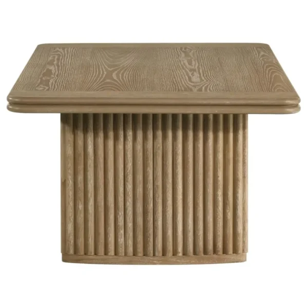 Adina Light Brown Coffee Table By Coaster Furniture - Image 4