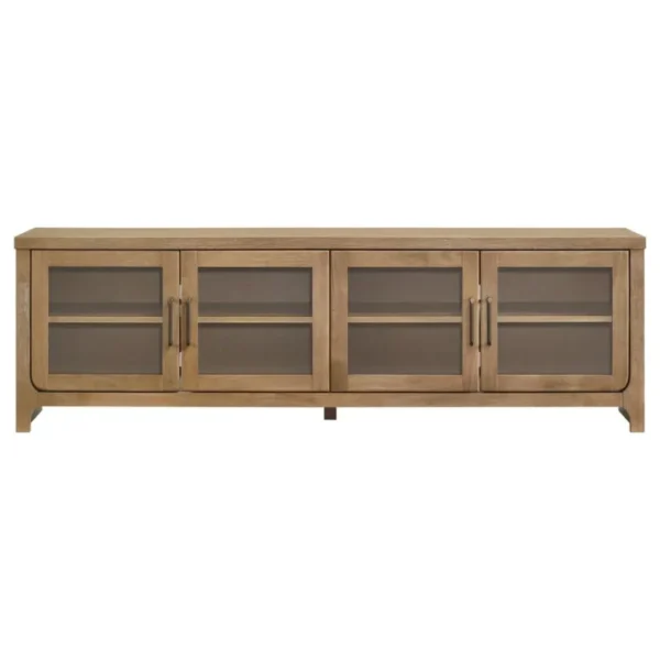 Brenham 79-Inch 4-Door Wood TV Console By Coaster Furniture - Image 2