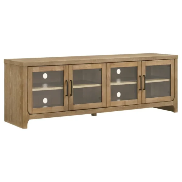 Brenham 79-Inch 4-Door Wood TV Console By Coaster Furniture - Image 3