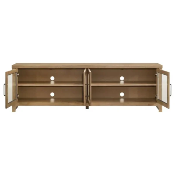 Brenham 79-Inch 4-Door Wood TV Console By Coaster Furniture - Image 5