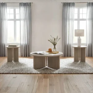 Aragon Coffee Table Set of 3 for Living Room By Coaster Furniture
