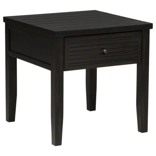 Concord Square End Table with Drawer By Coaster Furniture - Image 2