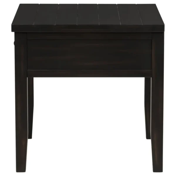Concord Square End Table with Drawer By Coaster Furniture - Image 3