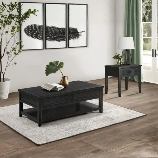 Concord Square End Table with Drawer By Coaster Furniture - Image 8