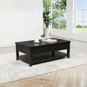 Concord Wood Coffee Table with Storage By Coaster Furniture