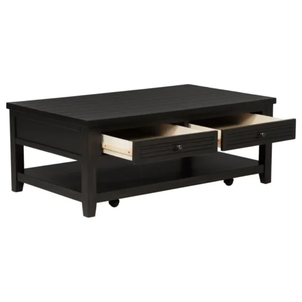 Concord Coffee Table Set with Drawers By Coaster Furniture - Image 8