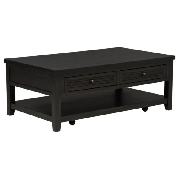 Concord Coffee Table Set with Drawers By Coaster Furniture - Image 11