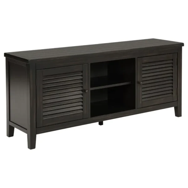 Concord 60 Inch TV Console Distressed Java By Coaster Furniture - Image 3