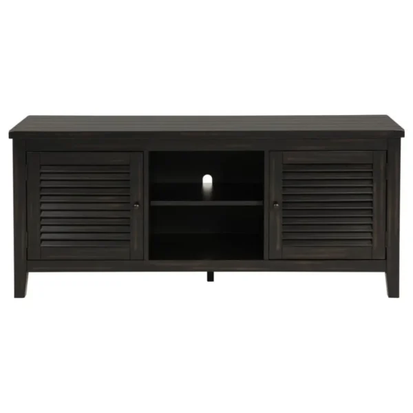 Concord 60 Inch TV Console Distressed Java By Coaster Furniture - Image 4