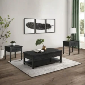 Concord Coffee Table Set with Drawers By Coaster Furniture