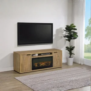 Fuller 60-Inch Fireplace Console TV Stand By Coaster Furniture