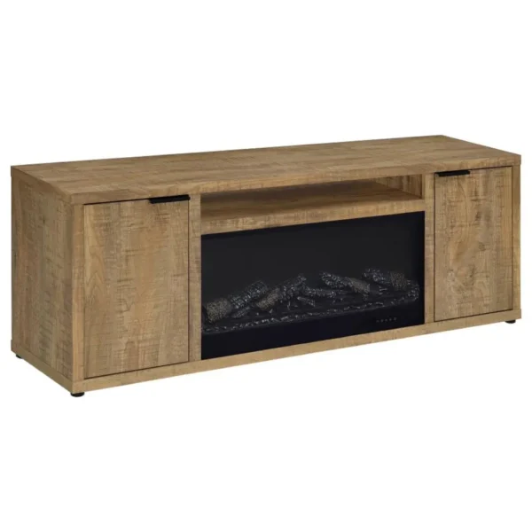 Fuller 60-Inch Fireplace Console TV Stand By Coaster Furniture - Image 2