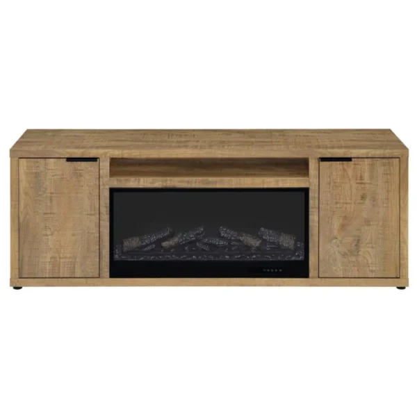 Fuller 60-Inch Fireplace Console TV Stand By Coaster Furniture - Image 3