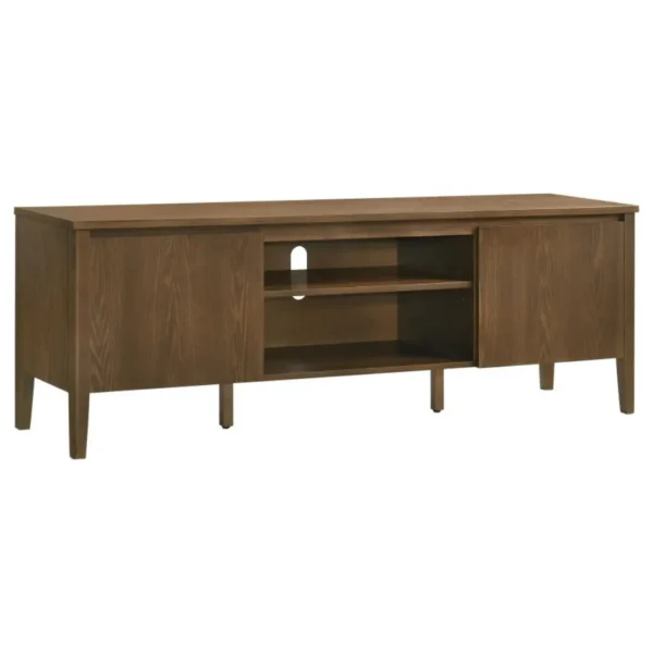 Thori 63-Inch Dark Brown TV Console By Coaster Furniture - Image 2