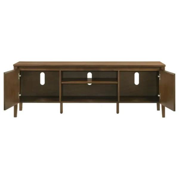 Thori 63-Inch Dark Brown TV Console By Coaster Furniture - Image 3