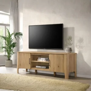 Rowe 65-Inch Light Oak TV Console By Coaster Furniture