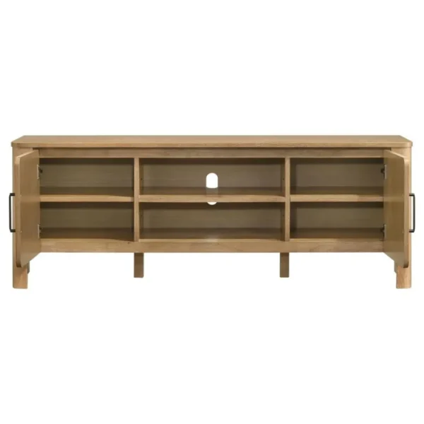 Rowe 65-Inch Light Oak TV Console By Coaster Furniture - Image 6